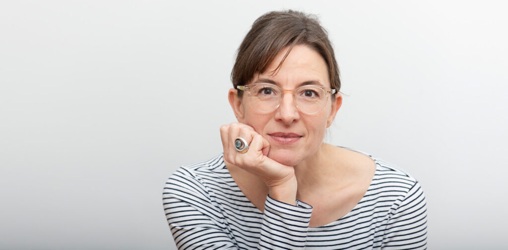 Steffi W. Neukirchen, designer and professor, portrait, landscape format